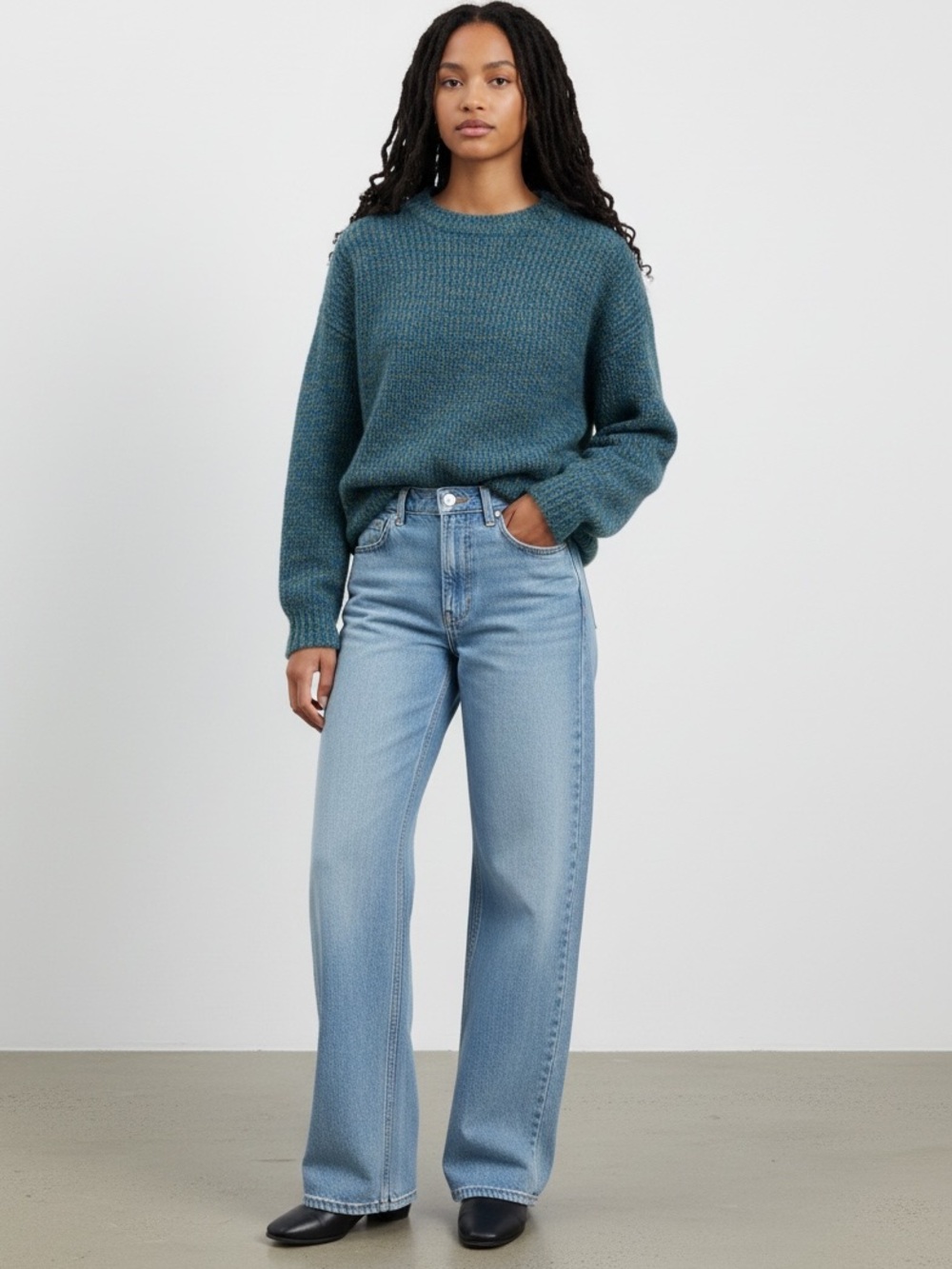 Everlane | The Way High Sailor Jean~Light Indigo NWT ~ size 30 | 31.5” Inseam